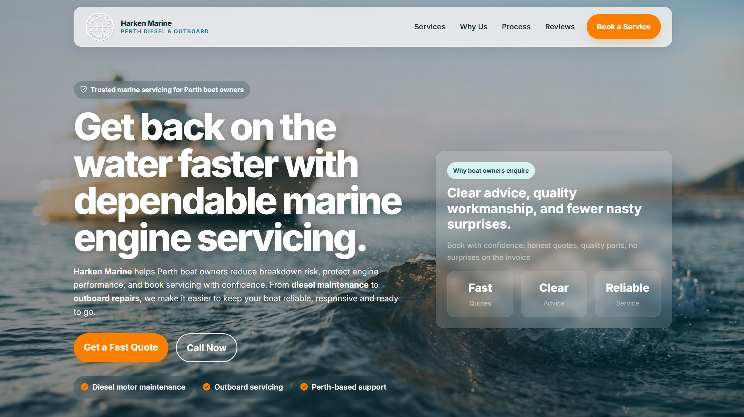 Harken Marine website