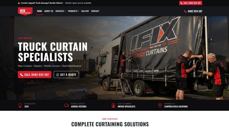 ifix truck curtains website